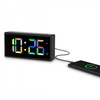 Hama Ibiza Digitālais Modinātājs Ar Multicolor Displeju USB Lādēšana Melns