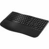 HP 685 Comfort Wireless Bluetooth Wave-Like Klaviatūra w/Palm Rest - Dual Mode, Sanitizable, Programmable, Adjustable Angles, Tilt, spill resistant - Juodas - US ENG