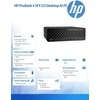 Stacionarus kompiuteris Hewlett Packard (HP) HP ProDesk 4 SFF G1i Desktop AI PC Intel Core Ultra 7 265 16 GB DDR5-SDRAM 1 TB SSD Windows 11 Pro Juodas