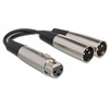 Hosa - Kabelis typu Y XLRf - 2 x XLRm