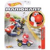 Hot Wheels Mario Kart Cat Raudona Yoshi