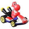 Hot Wheels Mario Kart Cat Raudona Yoshi
