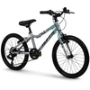 Huffy Literide Alu 20” bike, sidabrinis and turquoise (23005W)