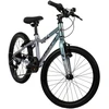 Huffy Literide Alu 20” bike, sidabrinis and turquoise (23005W)
