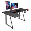 Kampinis žaidimų stalas Huzaro Hero 7.7 Gaming Desk, Juodas