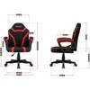 Huzaro „Hz-Ranger 1.0“ raudona tinklinė žaidimų kėdė vaikams