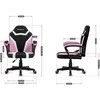 Huzaro Žaidimų kėdė dla dziecka hz-ranger 1.0 pink mesh