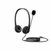 Hewlett Packard (HP) Ausinės su mikrofonu hp stereo usb ausinės g2 su laidu juoda 428h5aa