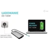 I-tec USB-C Metal Nano 3x Ekranas DP HDMI VGA Docking Station LAN Power Delivery 100W