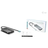 I-tec USB-C Metal Nano 3x Ekranas DP HDMI VGA Docking Station LAN Power Delivery 100W