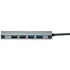 I-tec USB-C metalinis nano 2x ekrano prijungimo stotelės maitinimo šaltinis100w + įkroviklis 100w