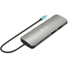 I-tec USB-C metalinis nano 2x ekrano prijungimo stotelės maitinimo šaltinis100w + įkroviklis 100w