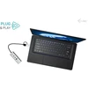 I-tec USB-C/USB-A metalinis šakotuvas 3 - 2x USB-C 1x USB-A 2.5GLAN