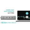 I-tec Metalinis USB-C įkrovimo šakotuvas, 5 prievadų, su USB-C vaizdo įrašu, 8K + maitinimo šaltiniu, 85 W