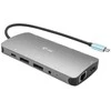 I-tec usb-c metalo nano prijungimo stotelė 3x ekranas 2x dp 1x hdmi lan maitinimo tiekimas 100 vatų