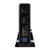 I-tec Mysafe Advanced 3.5" usb 3.0 išorinis dėklas HDD ir ssd diskams sata ii iii juodas aliuminis