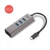 I-tec Usb-c metalinis 3 jungčių šakotuvas su gigabito eterneto adapteriu