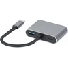 HUB USB iBOX Hub USB Typ-C 4w1 USB 3.0 + PD 100W + HDMK 4k30Hz + VGA FullHD