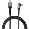 USB Kabelis - iBox IKUTC100 USB 2.0 2m Greitas Įkrovimas 5A Energijos Tiekimas Juodas