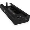 Icy Box ib-180mc-c31 m.2 nvme&sata prijungimo stotelė, usb 3.2 (gen2) type-c, aliuminio