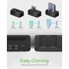 Icy Box Doko stotelė ib-2924mscl-c31 docking & clonestation 1x 2,5"/3,5" do 1x m.2 nvme & m.2 nvme do m.2 nvme