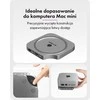 SONIC ICY BOX USB-C 7w1, skirtas „Mac Mini M4“ | 3x USB-A | 1x HDMI | 1x garso/mikrofono | 1x SD/Micro SD | 1x M.2 NVMe