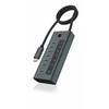 RaidSonic Icy box ib-hub1457-c31 usb 3.2 gen 1 (3.1 gen 1) type-c 10000 mbit/s mėlyna, pilka