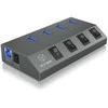 Icy Box IB-HUB1405C 4 prievadų USB 3.0 šakotuvas