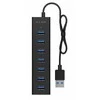 RaidSonic „Icy Box IB-HUB1700-U3“ USB 3.2 kartos 1 (3.1 kartos 1) A tipo 5000 Mbit/s, juodas