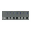 Icy Box Ib-hub1701-c3 7xusb tipo a, įjungimo / išjungimo jungiklis kiekvienam USB prievadui
