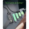 Raidsonic Icy Box M.2 SATA/NVMe SSD Enclosure with USB 3.2 Gen 2 Type-C and RGB light | Garantija IB-1826MCL-CU31 mėn.