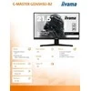 Monitorius IIYAMA G2245HSU-B2 21,5 colio IPS 1920x1080 300cd/m2 1ms HDMI DP USB