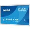 Monitorius Iiyama tw2424as-w3p signage display interaktywny płaski panel 60,5 cm (23.8") lcd wi-fi 450 cd/m2 full hd balta ekran dotykowy procesor įmontuotas android 24/7
