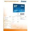 Monitorius IIYAMA XUB2797QSU-W2 27 colių 2560x1440 300cd/m2 1ms HDMI DP USB