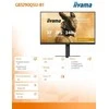 Monitorius „iiyama G-Master GB3290QSU-B1“ auksinis „Phoenix“ – 240 Hz | QHD | IPS | 31,5 colio