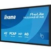 Monitorius „iiyama“ 43 colių interaktyvus daugiafunkcis ekranas su „Android 14“ operacine sistema, „Zero Gap Air Bonding“ – „DeepContrast PCAP“, 20 taškų jutikliniu ekranu