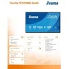 „IIYAMA TE7512MIS-B4AG“ 75 colių „iiWare13E“ monitorius su „Android 14“ EDLA/ne EDLA, 8/128 GB atmintimi, 40 taškų „PureTouch“ IR ryšiu ir be tarpo.