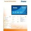 „Iiyama“ 75 colių stilingas IFP monitorius, „iiWare21E“ (EDLA – „Google“ GMS programėlės), „Android 14“, 16/128 GB, 40 taškų „DeepContrast IR+“ su optiniu sujungimu, 3840x2160, UHD IPS panelė