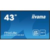 Monitorius Panel iiyama lh4341uhs-b2 43" 3840x2160 4k uhd ips