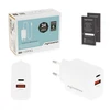 Įkroviklis Movano GaN 20W USB-C PD + USB-A (baltas)