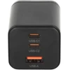 Įkroviklis Movano GaN 65W 2x USB-C PD + USB-A (juodas)