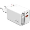 Įkroviklis jungiama į tinklą 4smarts Flex Jojo 65W GaN 2xUSB-C + USB-A balta
