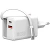 Įkroviklis jungiama į tinklą 4smarts Flex Jojo 65W GaN 2xUSB-C + USB-A balta