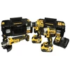 DEWALT DCK384P2T 18 V kombinuotas elektrinių įrankių rinkinys