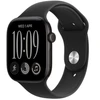 Išmanusis laikrodis Apple Watch Series 12 GPS + Cellular 42mm juodas aliuminio korpusas | juodas sportinis dirželis - S/M