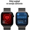 Išmanusis laikrodis Apple Watch series 11 gps + cellular koperta 46 mm su tytanu w kolorze łupku, bransoleta mediolańska w kolorze łupku m/l
