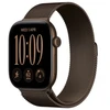 Išmanusis laikrodis Apple Watch series 12 gps+cellular, koperta 46 mm su aliuminio w kolorze ciemnego brązu, bransoleta mediolańska w kolorze ciemnego brązu - dydis m/l