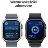 Išmanusis laikrodis Apple Watch ultra 3 gps + cellular 49mm koperta 49 mm su tytanu w kolorze naturalnym opaska alpine w kolorze jasnoniebieskim - dydis s