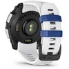 Išmanusis laikrodis Garmin Instinct® 3 – 45 mm, Solar, Baltojo akmens spalvos su baltojo akmens spalvos / mėlynu dirželiu