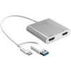 J5 Create J5create – USB-C į dvigubą HDMI kelių monitorių adapteris